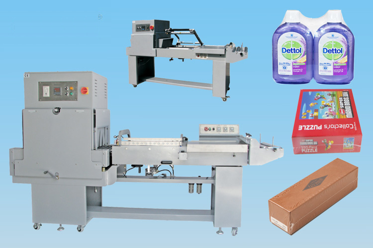 L type semi automatic sealing shrink packaging machineAP-1622MKA/1519A COMBO