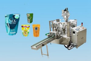 Rotary Filling and Sealing Machine for Premade Pouche