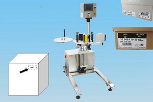 Side Labeling Machine with Stand